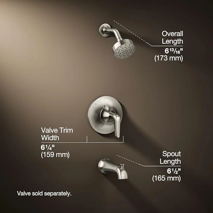 Kohler K-TS22026-4-BL - Tub and Shower Faucet by Kohler - Image 8