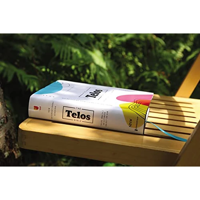 NIV, The Telos Bible, Hardcover, Comfort Print: A Student’s Guide Through Scripture by HarperCollins Children's Books - Used - Good condition - US$8.36