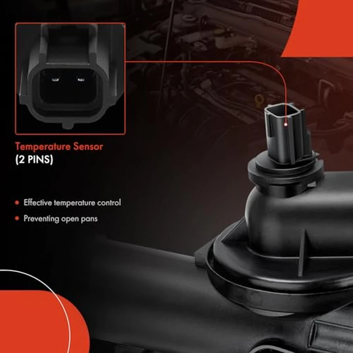 A-Premium - Thermostat Housing Assembly W/Sensor 68003582AB - Compatible with Dodge, Chrysler & Jeep - Journey 09-20, Avenger 09-14, Compass Patriot 07-17, Caliber, Sebring, 200 - DOHC 4Cyl 2.4L 2.0L by A-Premium - Image 7