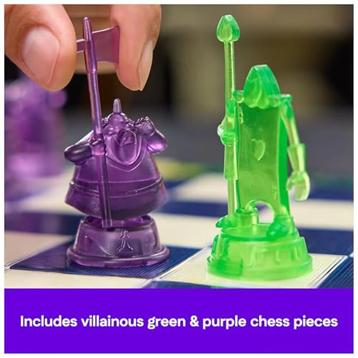 Spin Master Games, Disney Villains Chess Set for Adults & Kids, Play as Classic Disney Characters Ursula, Jafar, Hades, & More, STEM Activity, 2 Players, for Ages 8 & Up by Spin Master Games - Image 4