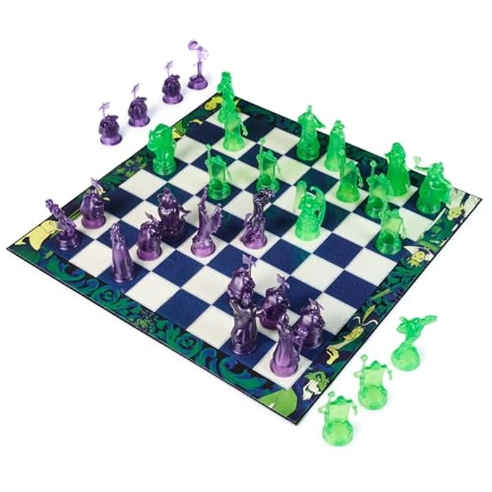Spin Master Games, Disney Villains Chess Set for Adults & Kids, Play as Classic Disney Characters Ursula, Jafar, Hades, & More, STEM Activity, 2 Players, for Ages 8 & Up by Spin Master Games - Image 7