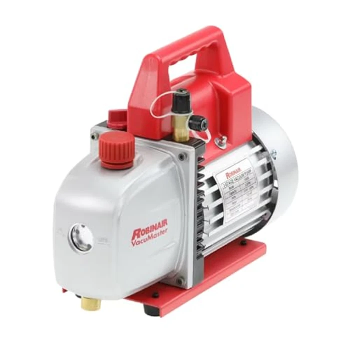 Robinair 15500 VacuMaster Economy Vacuum Pump for Air Conditioning and Refrigeration Service; 2-Stage Pump, 5 CFM Free Air Displacement, 1/3HP 115V/60HZ Motor, 35 Micron Rating by Robinair - Image 2