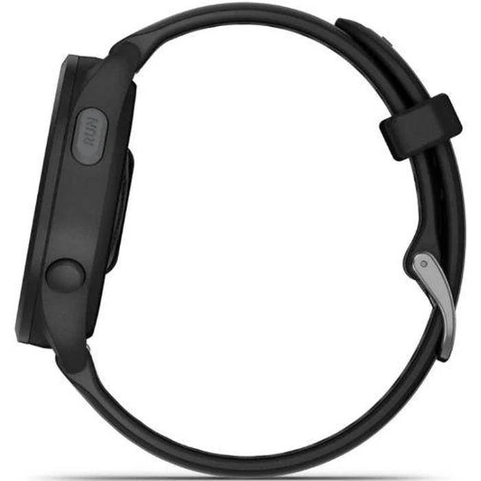 Garmin Forerunner 165 Running Watch - 4GB - 30.4mm - Black Non Music Edition (Fiber-Reinforced Polymer) Case with Slate Grey Silicone Silicone Band by Garmin - Image 3