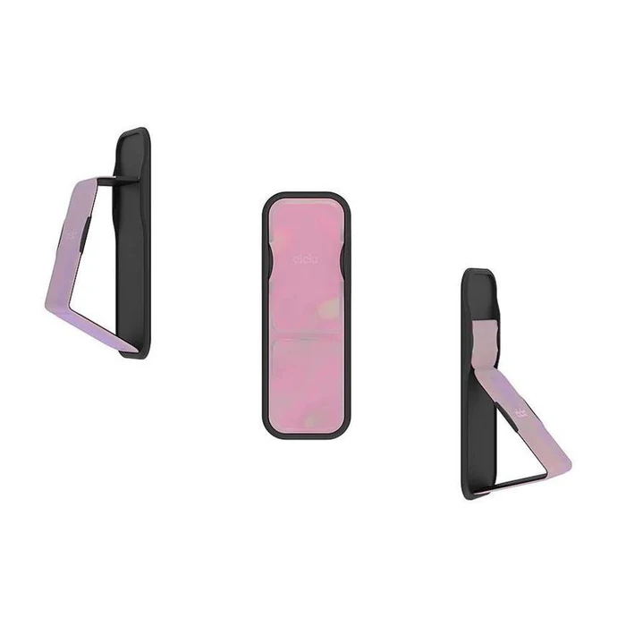 Clckr Stand & Grip Phone Grip - Holograph Pink by Clckr - Refurbished - Excellent condition