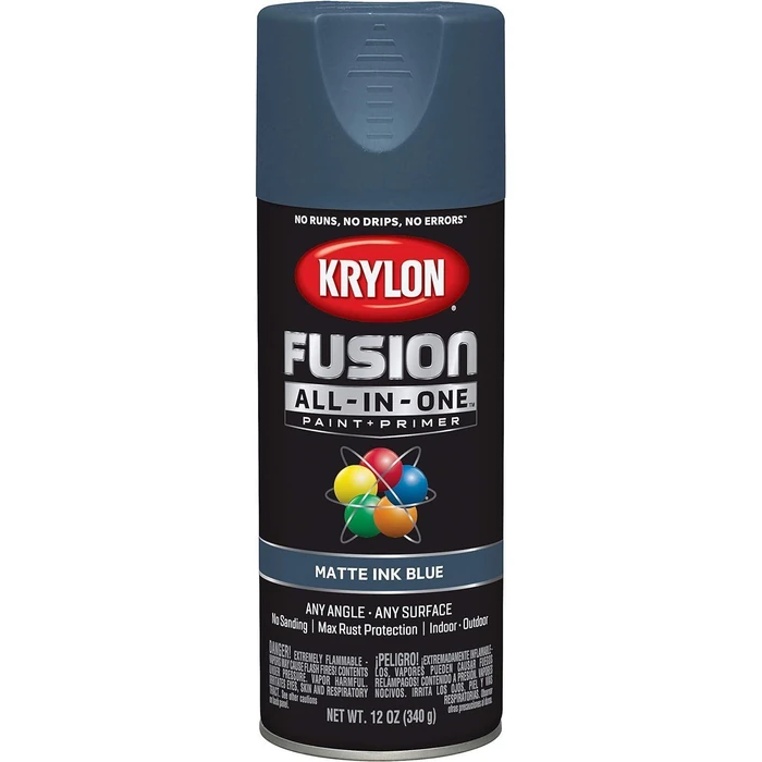 Krylon Fusion Al-in-One Paint + Primer Matte Series - Ink Blue by Krylon - Refurbished - Premium condition