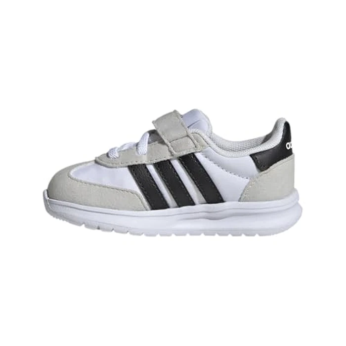 Adidas Unisex-Baby Run 70s 2.0 Elastic Lace Sportswear, Black/White/Black, 4 by adidas - Used - Like New condition - US$34.20