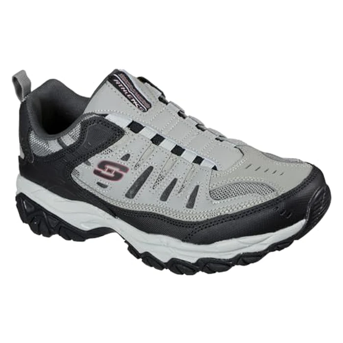 Skechers Men's After Burn M.Fit- Wonted Shoe, Grey/Black, 10 M US by Skechers - Image 2