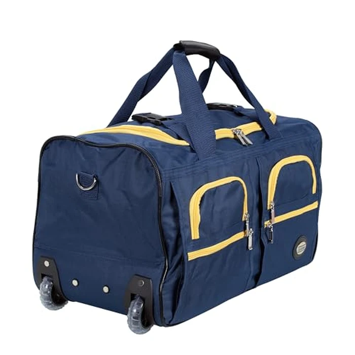 Rockland 40" Polyester Rolling Duffel Bag, Navy by Rockland - Image 2