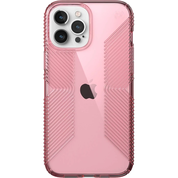 Speck Presidio Perfect-Clear Phone Case with Grip for iPhone 12 Pro Max - Pink by Speck - Refurbished - Acceptable condition - US$39.98
