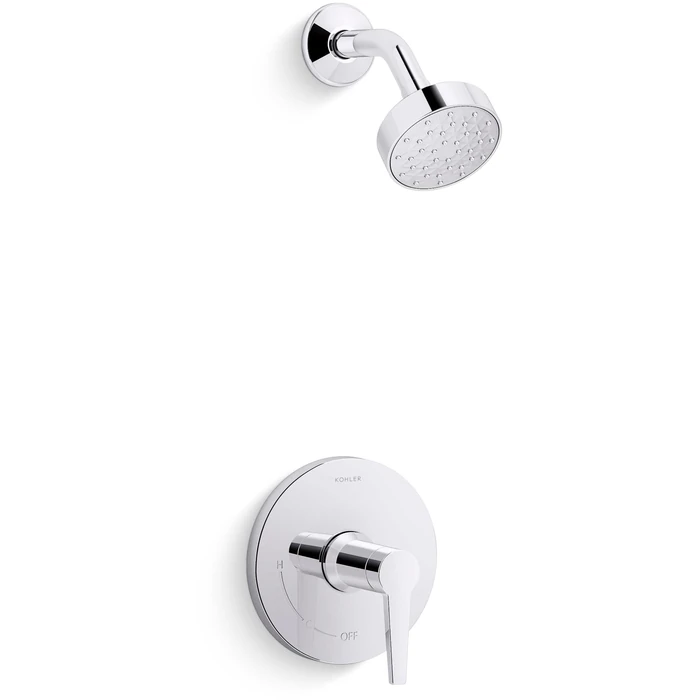 Kohler K-TS97077-4Y-CP Pitch Rite-Temp Shower Trim Kit, 2.5 GPM, Polished Chrome by Kohler - Used - Like New condition