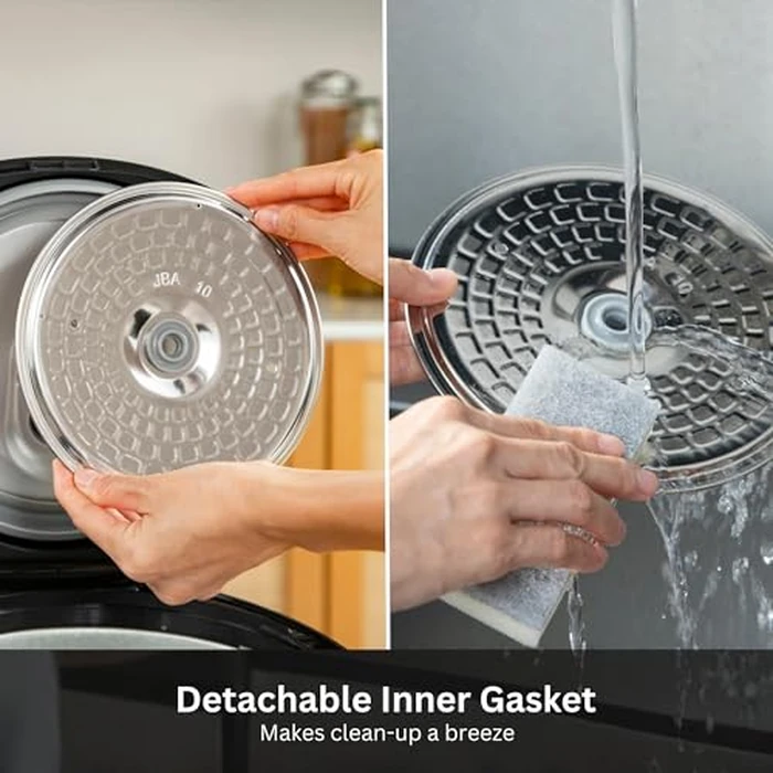 Tiger JAX-T18U-K 10-Cup (Uncooked) Micom Rice Cooker with Food Steamer & Slow Cooker, Stainless Steel Black by Tiger - Image 6