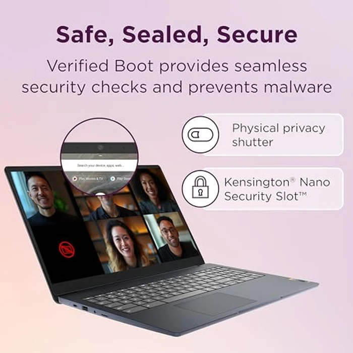 Lenovo IdeaPad 3i Chromebook, 15.6” FHD Display, Intel Celeron N4500, 8GB RAM, 64GB eMMC, 1920x1080 px, 720p Camera, Chrome OS, Abyss Blue by Lenovo - Image 4