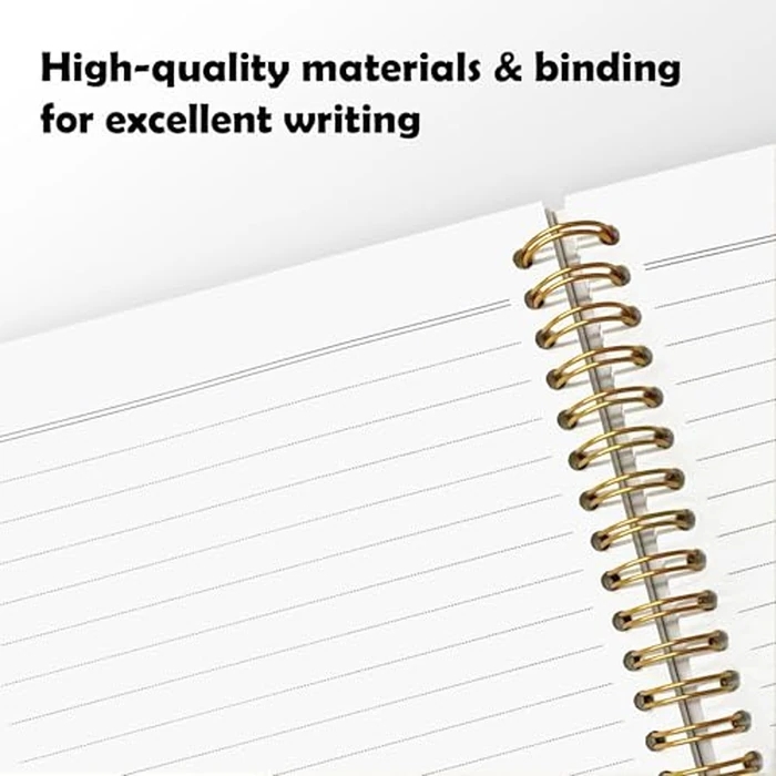 ROXMART Inspirational Mushroom Glitter Spiral Notebook, Funny Motivational Journal for Women, Mushroom Positive Affirmation Hardcover Notebook Journal, 5.5x8.3 Inch by ROXMART - Image 6