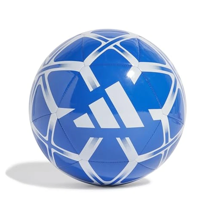 Adidas Unisex-Adult Starlancer Club Soocer Ball, Blue/White, 5 by adidas - Used - Like New condition