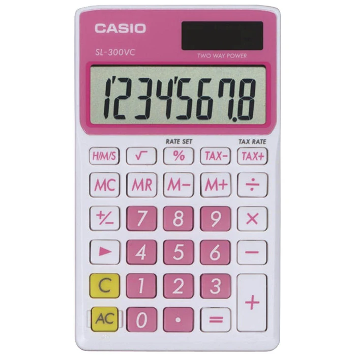 Casio Standard Function Calculator - Pink by Casio - Refurbished - Excellent condition - US$50.45