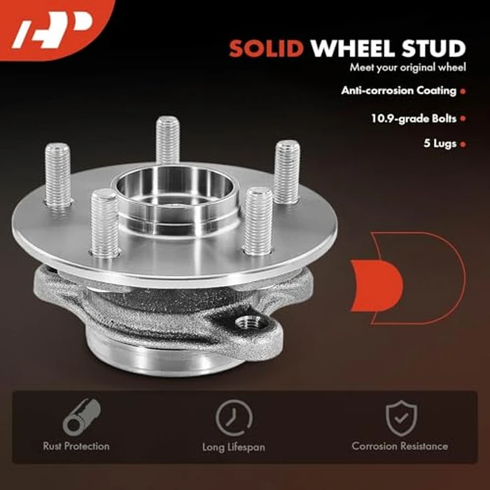 A-Premium Front Wheel Bearing and Hub Assembly with 5-Lug Compatible with Toyota C-HR CHR 2018-2022 & Lexus UX200 2019-2022, UX250H 2019-2023, with 2.0L Engine by A-Premium - Image 7