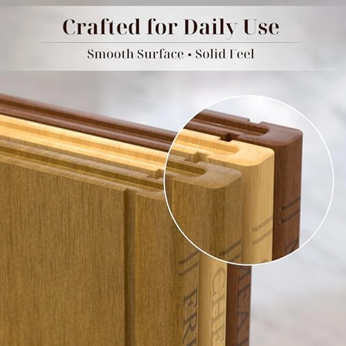 Book Cutting Board Set with Wooden Stand-Wooden Kitchen Cutting Boards That Look Like Books for Vegetables Cheese Meat, Chopping Board Gift Set for Home Cooks & Kitchen Decor by Wnfou - Image 4