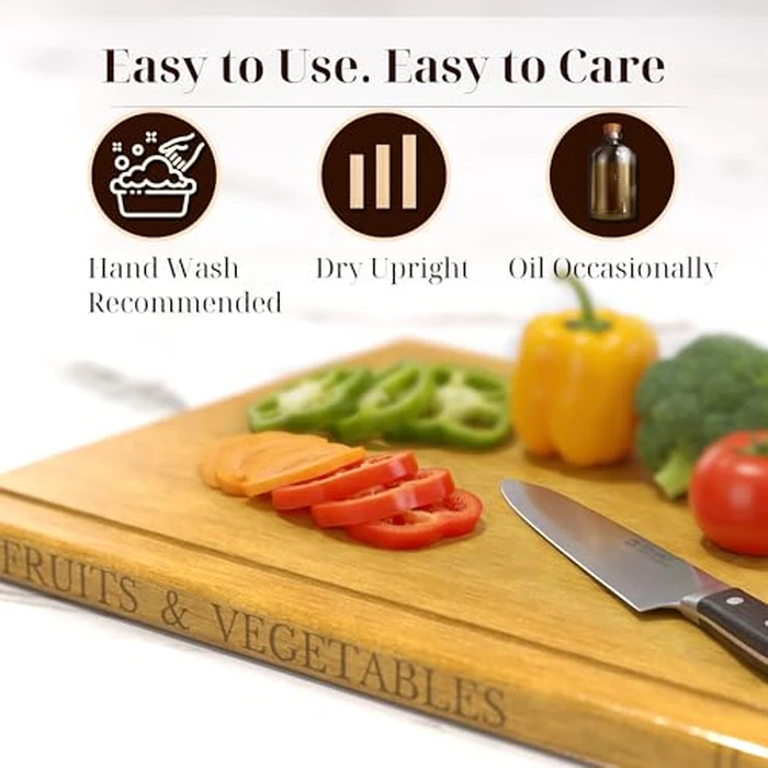 Book Cutting Board Set with Wooden Stand-Wooden Kitchen Cutting Boards That Look Like Books for Vegetables Cheese Meat, Chopping Board Gift Set for Home Cooks & Kitchen Decor by Wnfou - Image 5