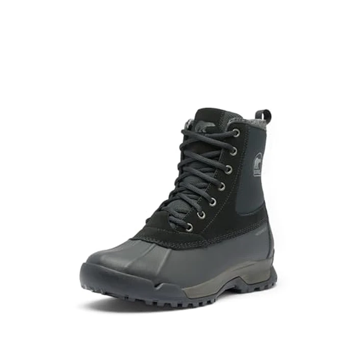 Sorel Men's Buxton Lite Waterproof Winter Boot, Black/Black, 12 by Sorel - Used - Like New condition - CA$68.49