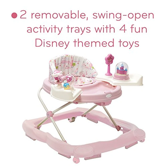Disney Baby Princess Walker with Wheels, Pink Baby Walkers and Activity Center for Infants by Disney - Image 5