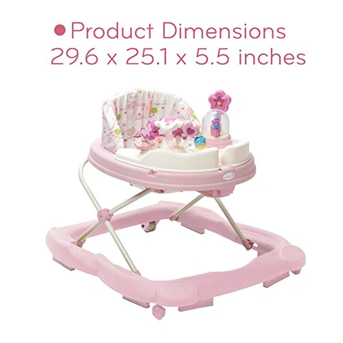 Disney Baby Princess Walker with Wheels, Pink Baby Walkers and Activity Center for Infants by Disney - Image 6