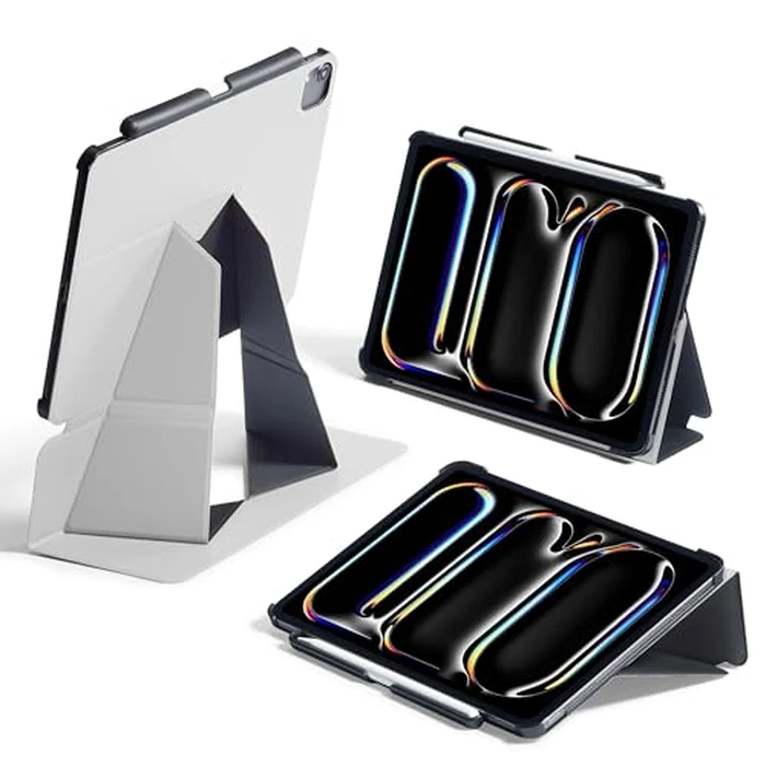 MOFT Folio Case for iPad Pro 11" (1~4 gen.) with Detachable Pencil Holder, Protective & Lightweight, Durable MOVAS Material and Comfortable Touch for Browsing, Drawing & Studying,Misty Cove by MOFT - Used - Like New condition - US$54.04