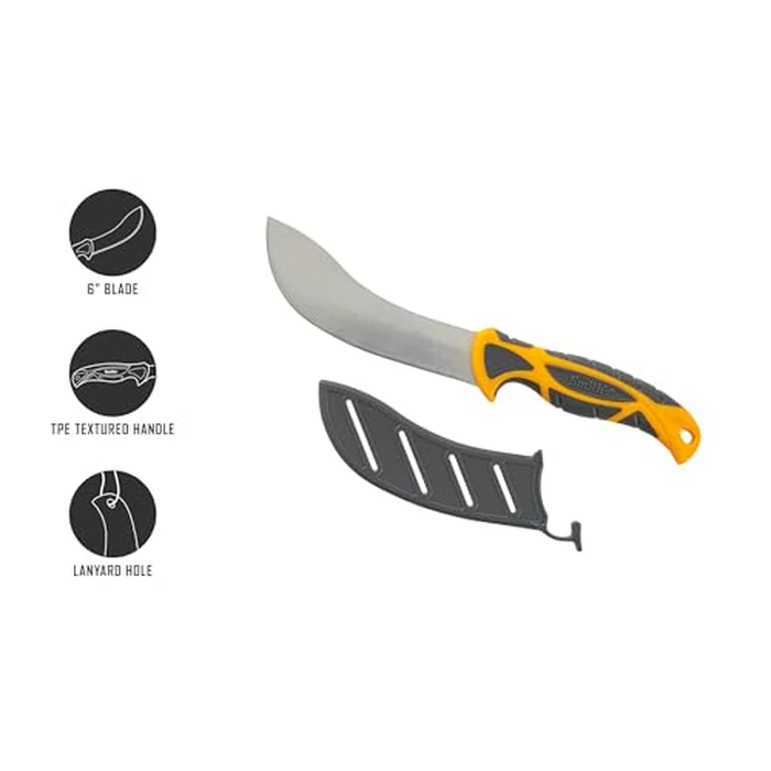 Smith's 51060 Edgesport Skinning Knife (6-Inch), One Size, Yellow by Smith's - Image 3