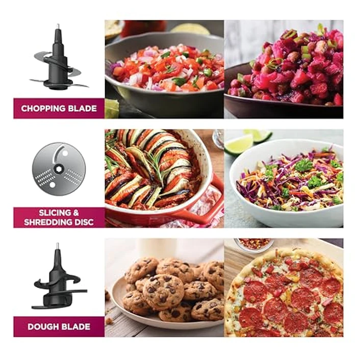Ninja Professional Plus Food Processor 850-Watts With Auto-iQ Preset Programs Chop Puree Dough Slice Shred With a 9-Cup Capacity and a Silver Stainless Finish (BN600C) - Canadian Version by Ninja - Image 7
