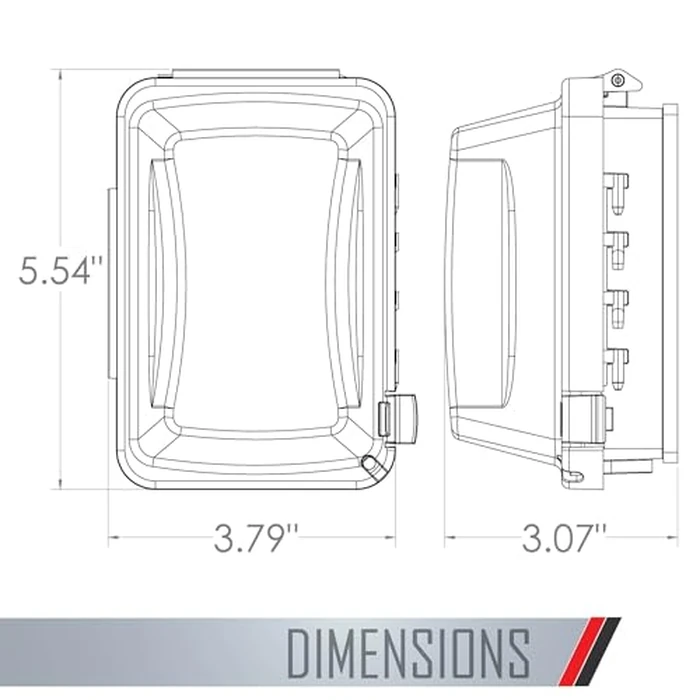 TayMac MM410C Single Horizontal/Vertical Mount 1-Gang Weatherproof In-Use Electrical Outlet Cover for Home Improvement, 2.75 in, Clear by TayMac - Image 2