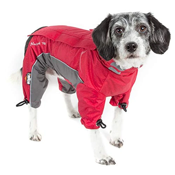 DOGHELIOS 'Blizzard' Full-Bodied Comfort-Fitted Adjustable and 3M Reflective Winter Insulated Pet Dog Coat Jacket w/Blackshark Technology, Small, Cola Red by PuTwo - Image 1