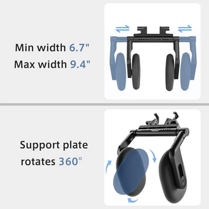 zorunowa Car Headrest Pillow, 4-Way Adjustable Car Headrest,Thickened Memory Foam Road Pal Headrest, Neck Support Pillow, U- Shaped Design, Travel Car Sleeping,Suitable for Kids and Adults by zorunowa - Image 3