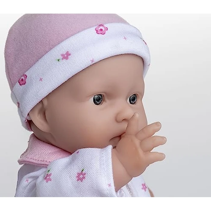 JC Toys La Baby Caucasian Baby Doll Set - 11 Inch Soft Baby Doll | Washable |Removable Pink Outfit w/ Hat & Blanket | For Children 12 Months + by JC Toys - Used - Like New condition - US$12.28