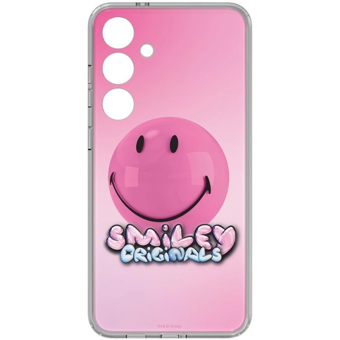 Samsung Smiley Flipsuit Card Phone Case for Samsung Galaxy S24+ - Pink - Brand New by Samsung - Image 1