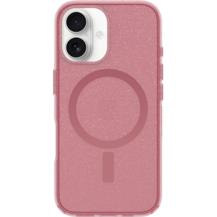 OtterBox Symmetry Series Clear Phone Case with MagSafe for iPhone 16 - Foxberry (Pink) by OtterBox - Image 2