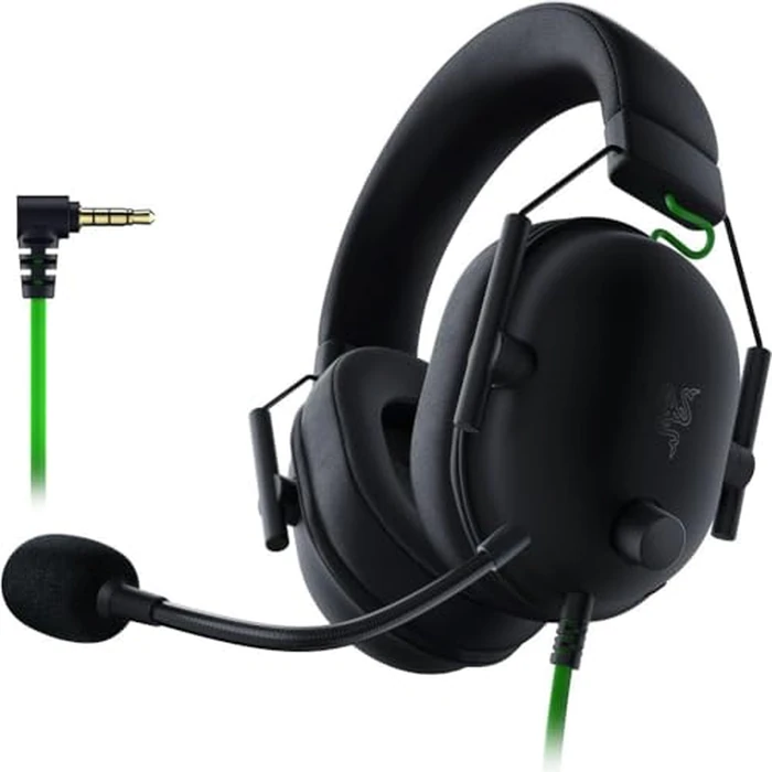 Razer BlackShark V2 X Gaming Headset: 50mm Drivers - Cardioid Mic - Memory Foam Cushion - Lightweight- Comfortable, Noise Isolating Earcups - for PC, PS4, PS5, Switch - 3.5mm Audio Jack - Black by Razer - Used - Good condition - CA$43.34