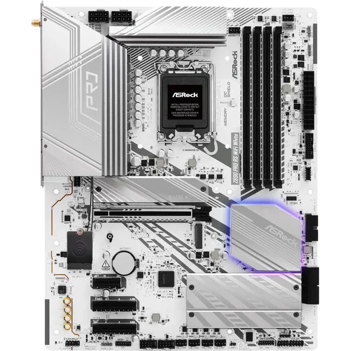 ASRock Z890 Pro RS WiFi White LGA 1851 ATX Motherboard by ASRock - Image 8