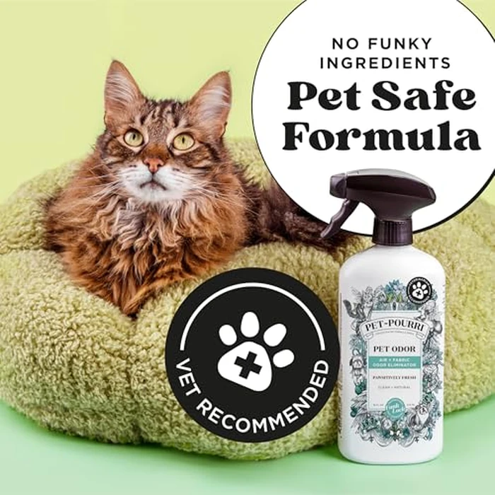 Pet-Pourri Pawsitively Fresh Pet Odor Deodorizer Spray, 16 Fl Oz, Up to 800 Uses, Air + Fabric Odor Remover with Essential Oils & Plant Based Ingredients, Vet Recommended, Pineapple, Jasmine & Pear by Poo-Pourri - Image 2