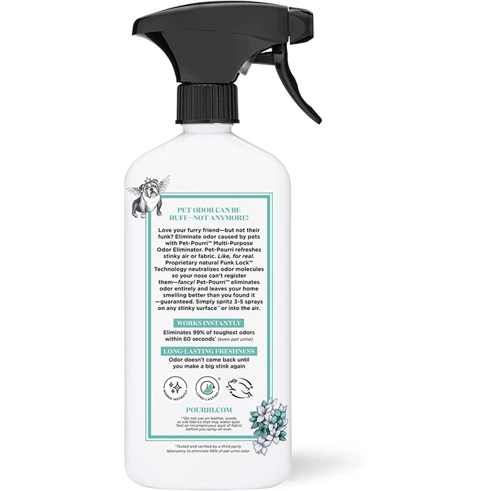 Pet-Pourri Pawsitively Fresh Pet Odor Deodorizer Spray, 16 Fl Oz, Up to 800 Uses, Air + Fabric Odor Remover with Essential Oils & Plant Based Ingredients, Vet Recommended, Pineapple, Jasmine & Pear by Poo-Pourri - Image 9