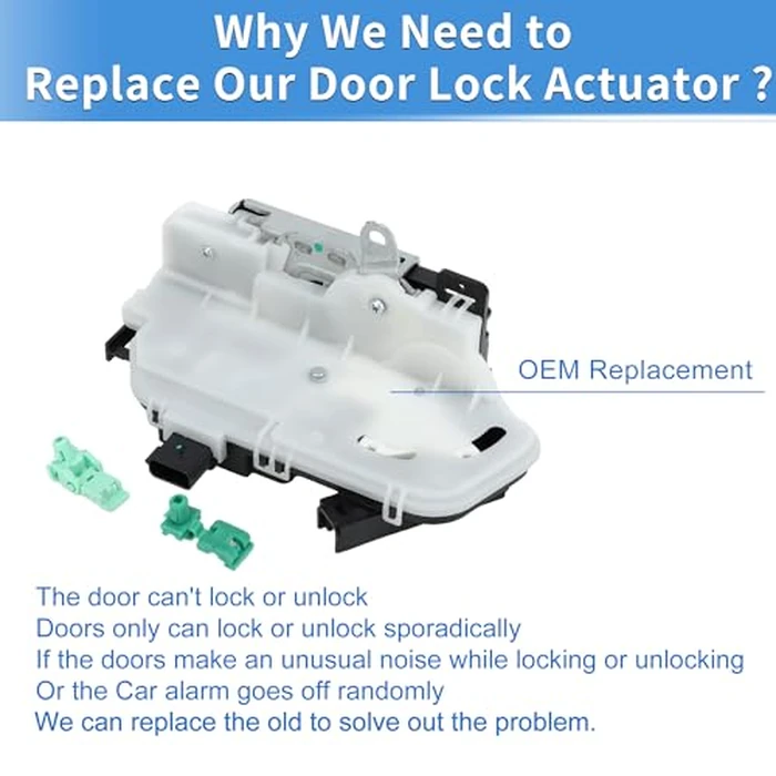 VekAuto Power Door Lock Actuator Motor for Ford F-150 2009-2014 Rear Left Driver Side Door Latch Actuator Assembly by VekAuto - Image 8
