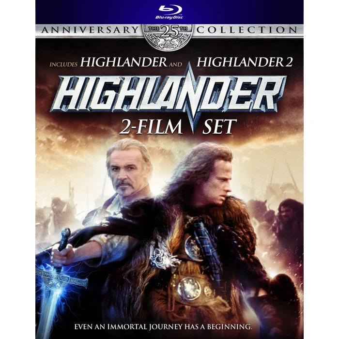 Highlander: The 25th Anniversary Collection (Highlander: Director's Cut / Highlander 2: Renegade Version) [Blu-ray] by LIONS GATE - Used - Like New condition