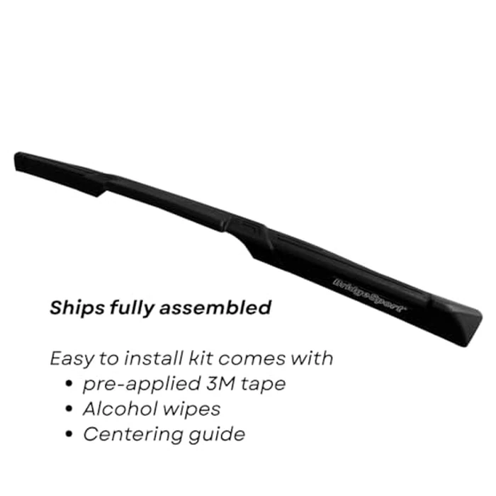 BridgeSport Wingman Utility Spoiler for Ford F-150 2015-2025 & Super Duty 2017-2025 - Rear Cab Edge Protection for Ladders & Long Loads - Low-Profile Tape-On Design - W003 by Bridgesport - Image 3
