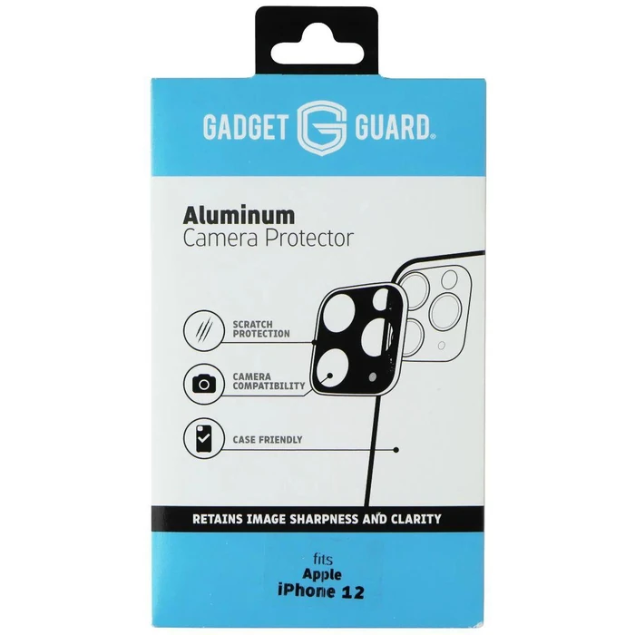 Gadget Guard Aluminum Camera Lens Screen Protector for iPhone 12 - Clear by Gadget Guard - Refurbished - Brand New condition - US$8.28