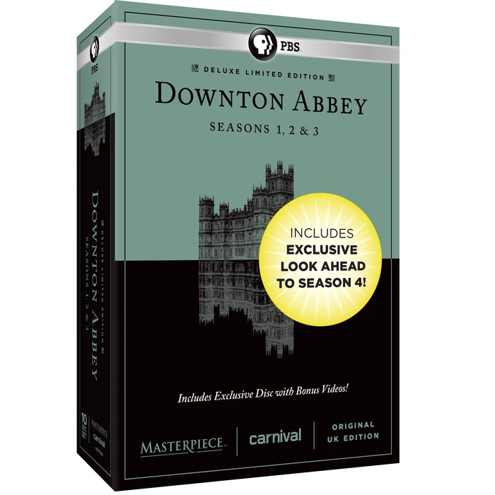 Masterpiece: Downton Abbey Seasons 1, 2 & 3 Deluxe Limited Edition (Amazon Exclusive Season 4 Bonus Features) by PBS - Image 1