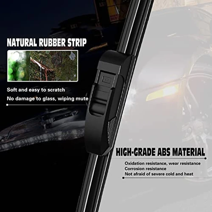 Replacement for Jeep Liberty 2008-2012 Silent Wipers -FAPIUO Front and Rear Windshield Wipers 19"+19"+14" Full Blade Set (3 Pack) U/J HOOK by FAPIUO - Image 1