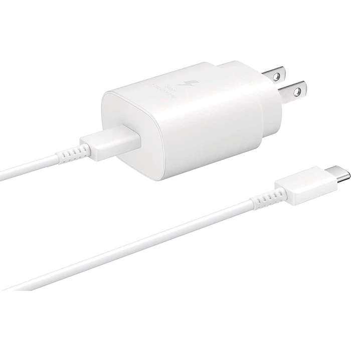 Samsung 25W USB-C Fast Charging Wall Charger - White by Samsung - Image 3