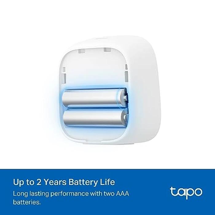 Tapo Smart Temperature and Humidity Monitor, 2.7" E-Ink Display, Swiss-Made Sensor, Real-Time Notification, Visual Graphics, Hub Required, White (T315) by Tapo - Image 4