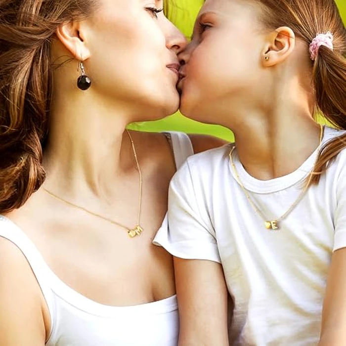 Ursteel Initial Necklaces for Women - 14K Gold Plated Initial Heart Necklace for Women Letter S Necklace Dainty Girls Lockets Necklaces 14K Gold Plated Personalized Jewelry Birthday Gifts by Ursteel - Image 6