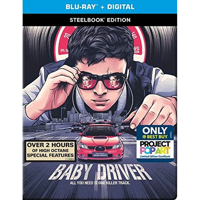 Baby Driver (Steelbook) [Blu-ray + Digital HD] by Sony Pictures - Image 1