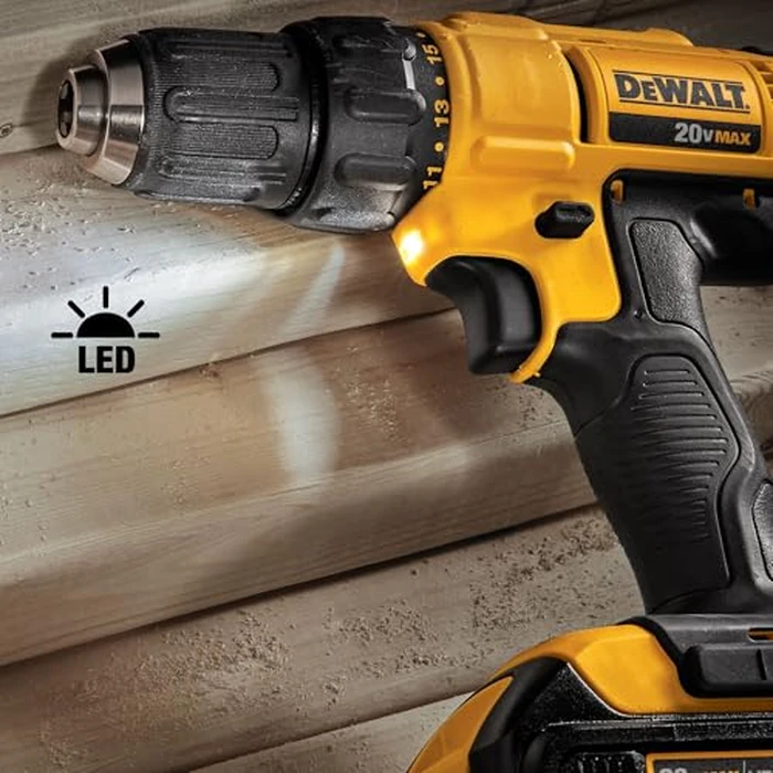 DEWALT 20V MAX Cordless Drill and Impact Driver, Power Tool Combo Kit , Includes 2 Batteries, Charger and Bag (DCK240C2) by DEWALT - Image 6