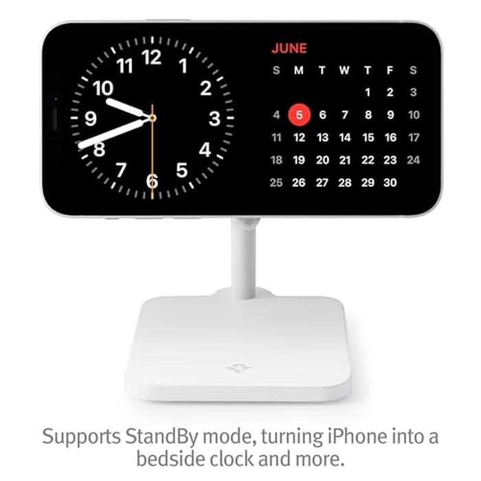 Twelve South Forte for iPhone | Modern Desktop Stand for MagSafe Charger and iPhone by Twelve South - Image 3